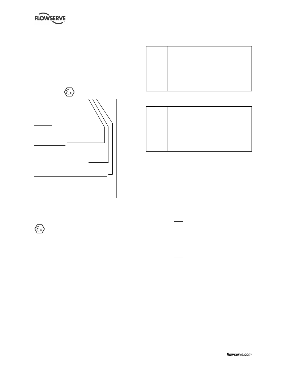 4 marking, 5 avoiding excessive surface temperatures | Flowserve ATEX E User Manual | Page 4 / 20