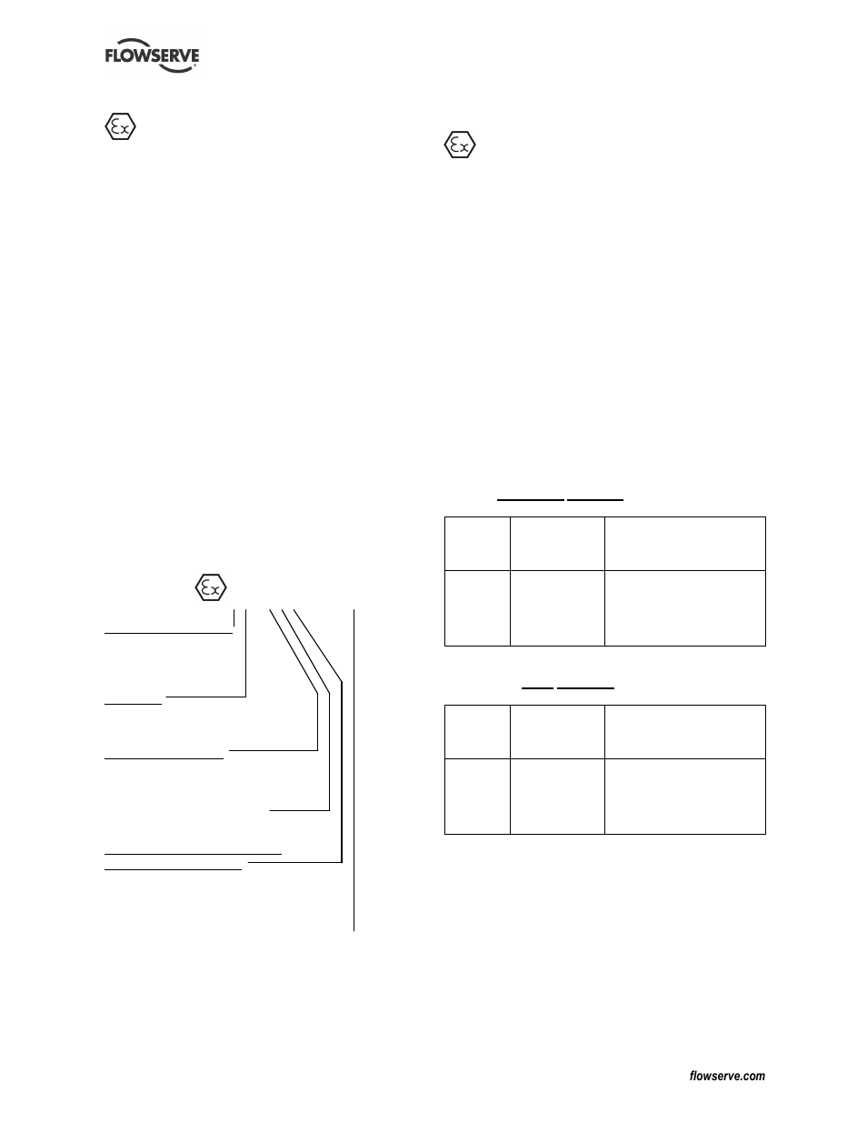 3 portée de la conformité, 4 marquage, 5 eviter les températures de surface excessives | Flowserve ATEX E User Manual | Page 8 / 20