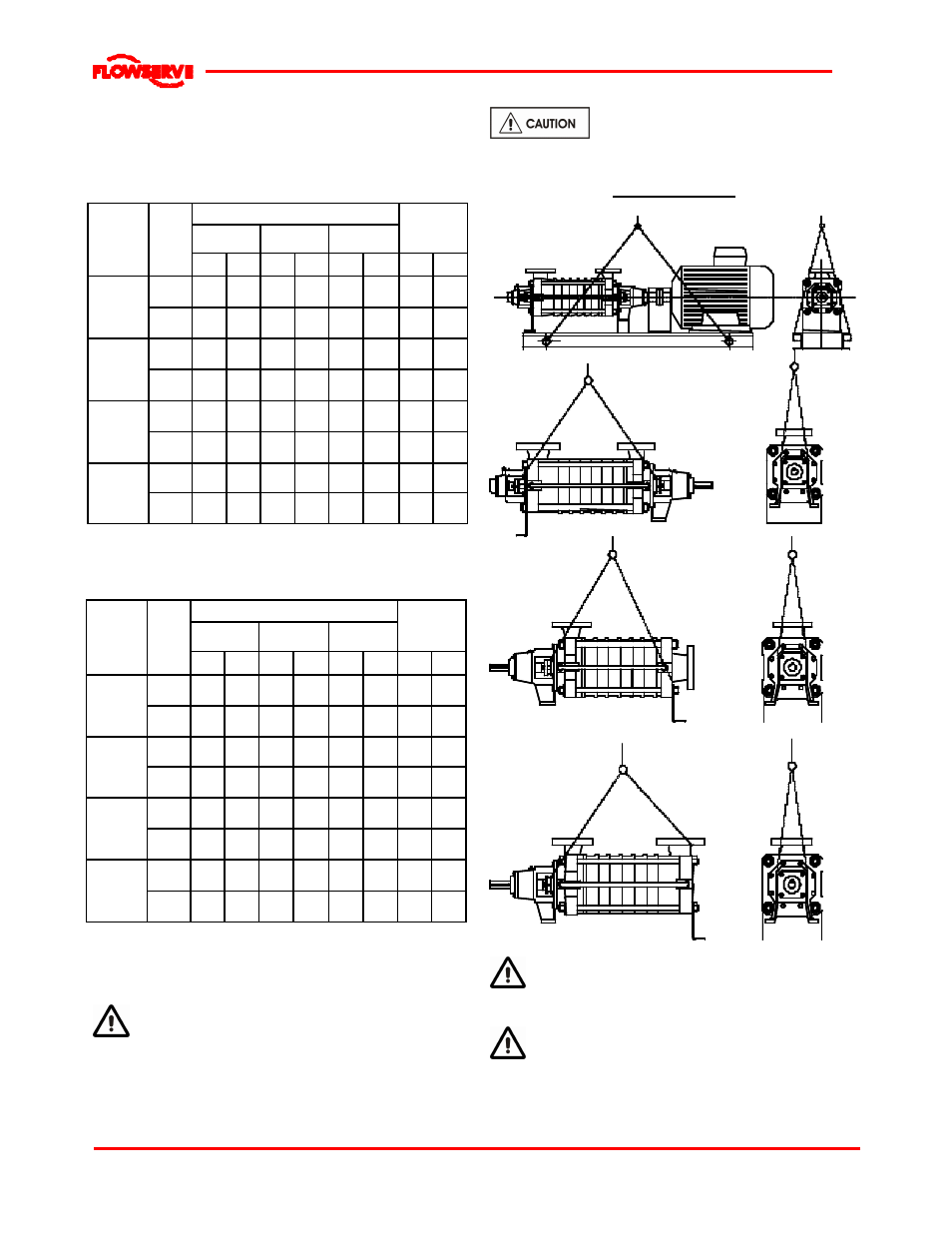 3 lifting | Flowserve WDX User Manual | Page 11 / 46