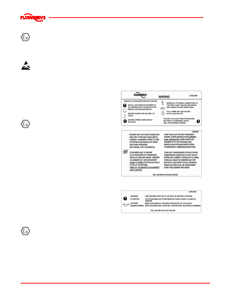 Flowserve WDX User Manual | Page 8 / 46