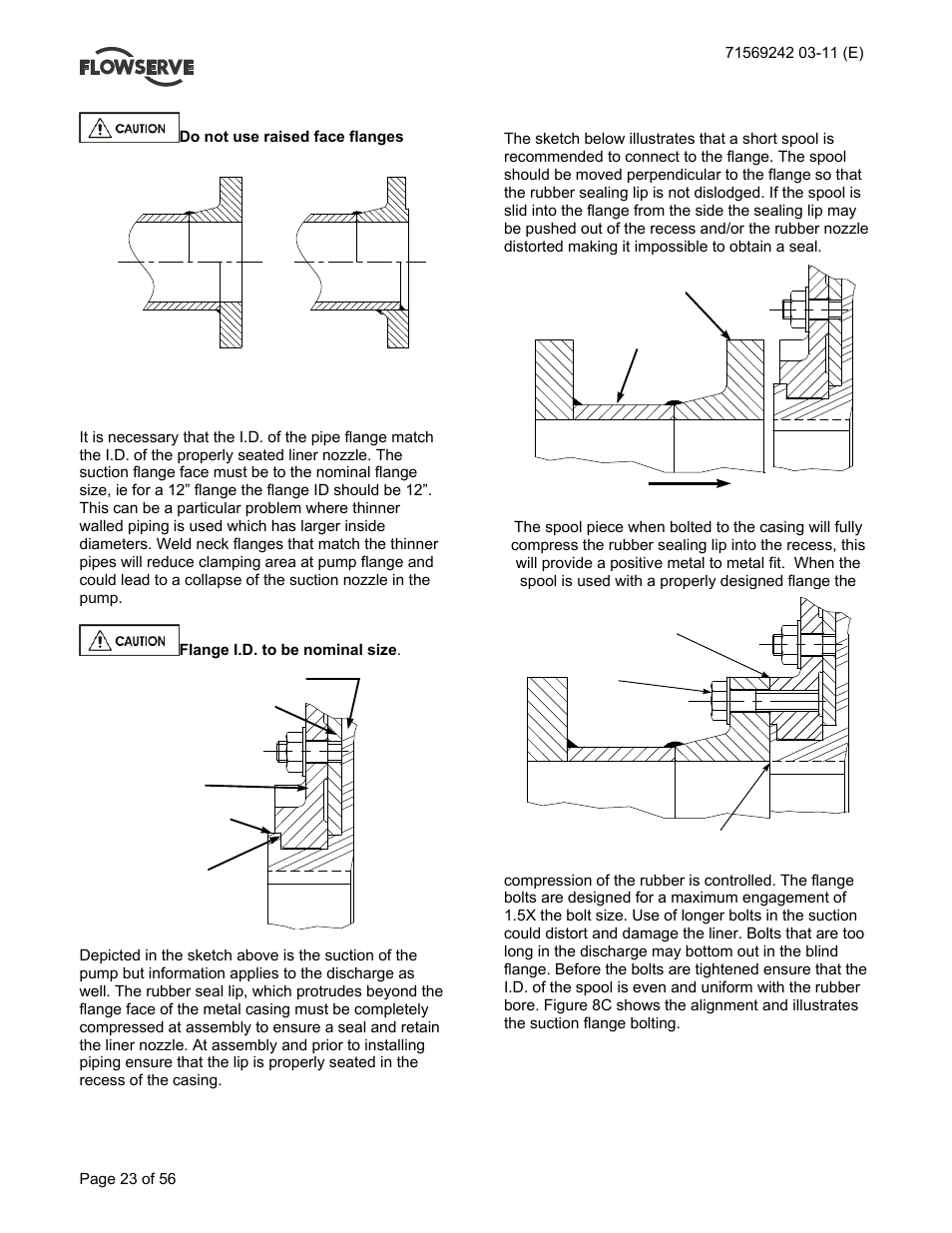 Flowserve Type R User Manual | Page 23 / 56