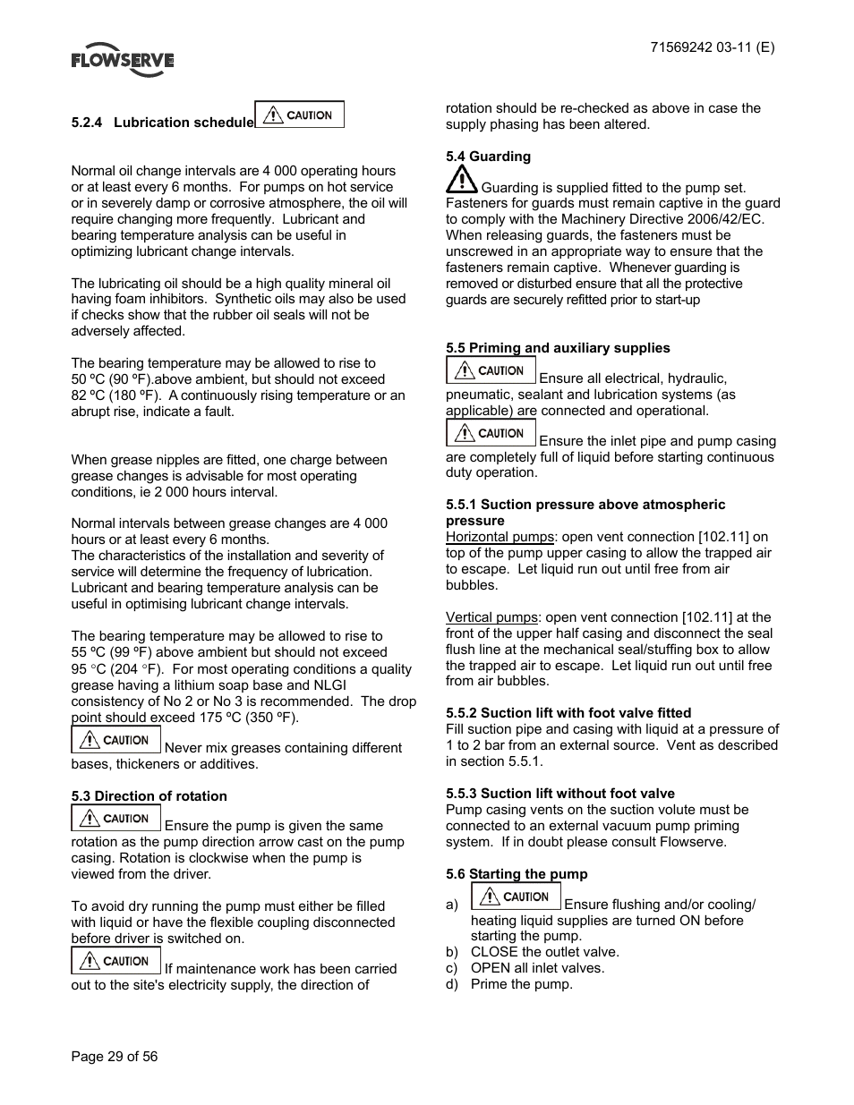 Flowserve Type R User Manual | Page 29 / 56