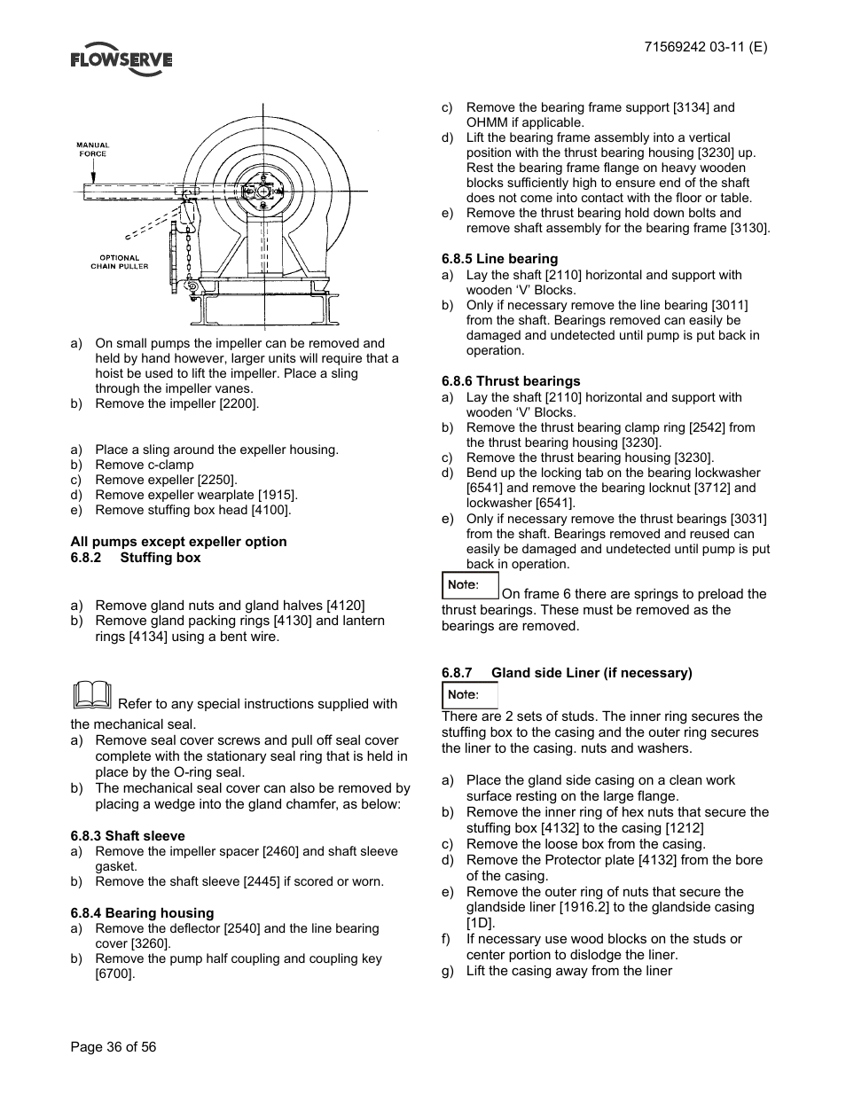 Flowserve Type R User Manual | Page 36 / 56