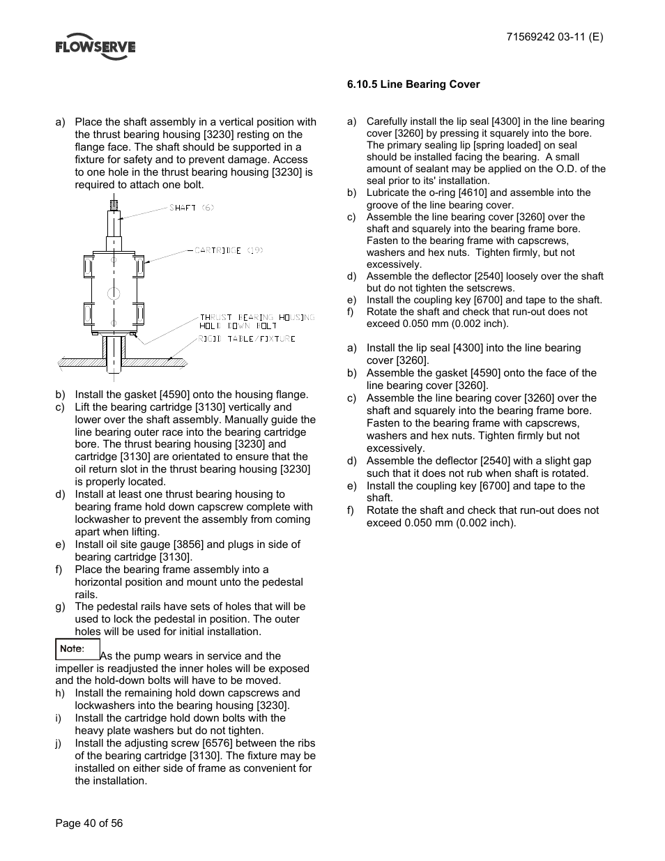 Flowserve Type R User Manual | Page 40 / 56