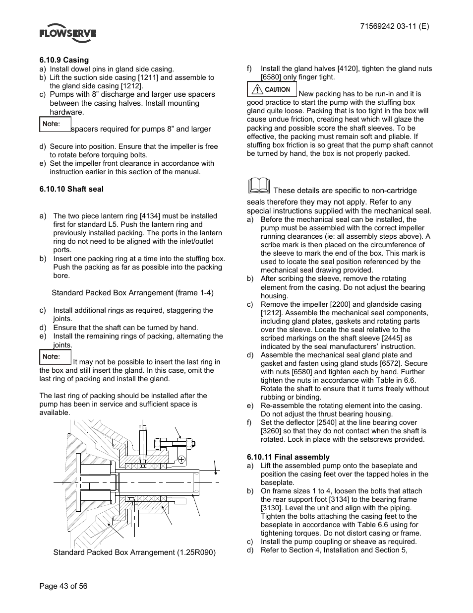 Flowserve Type R User Manual | Page 43 / 56