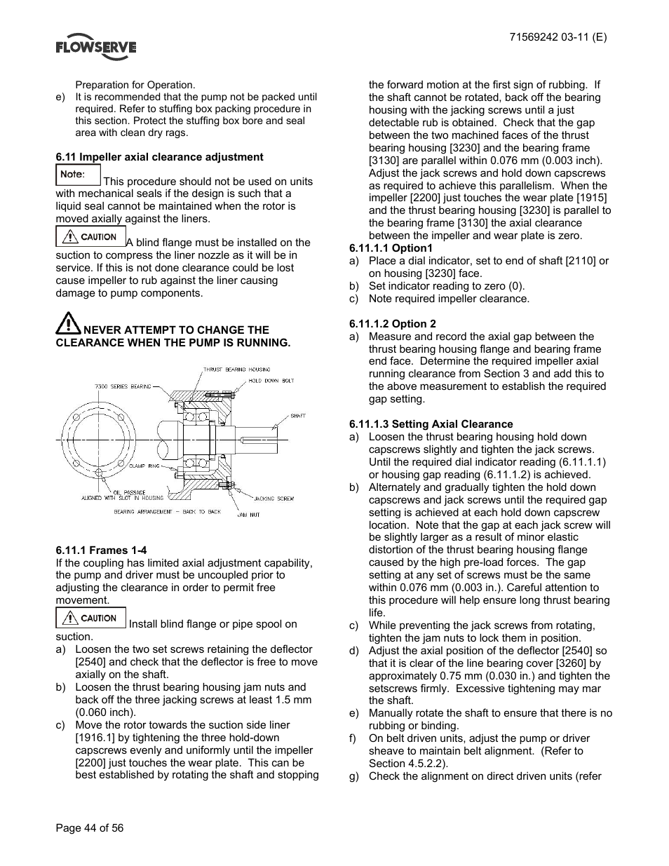 Flowserve Type R User Manual | Page 44 / 56
