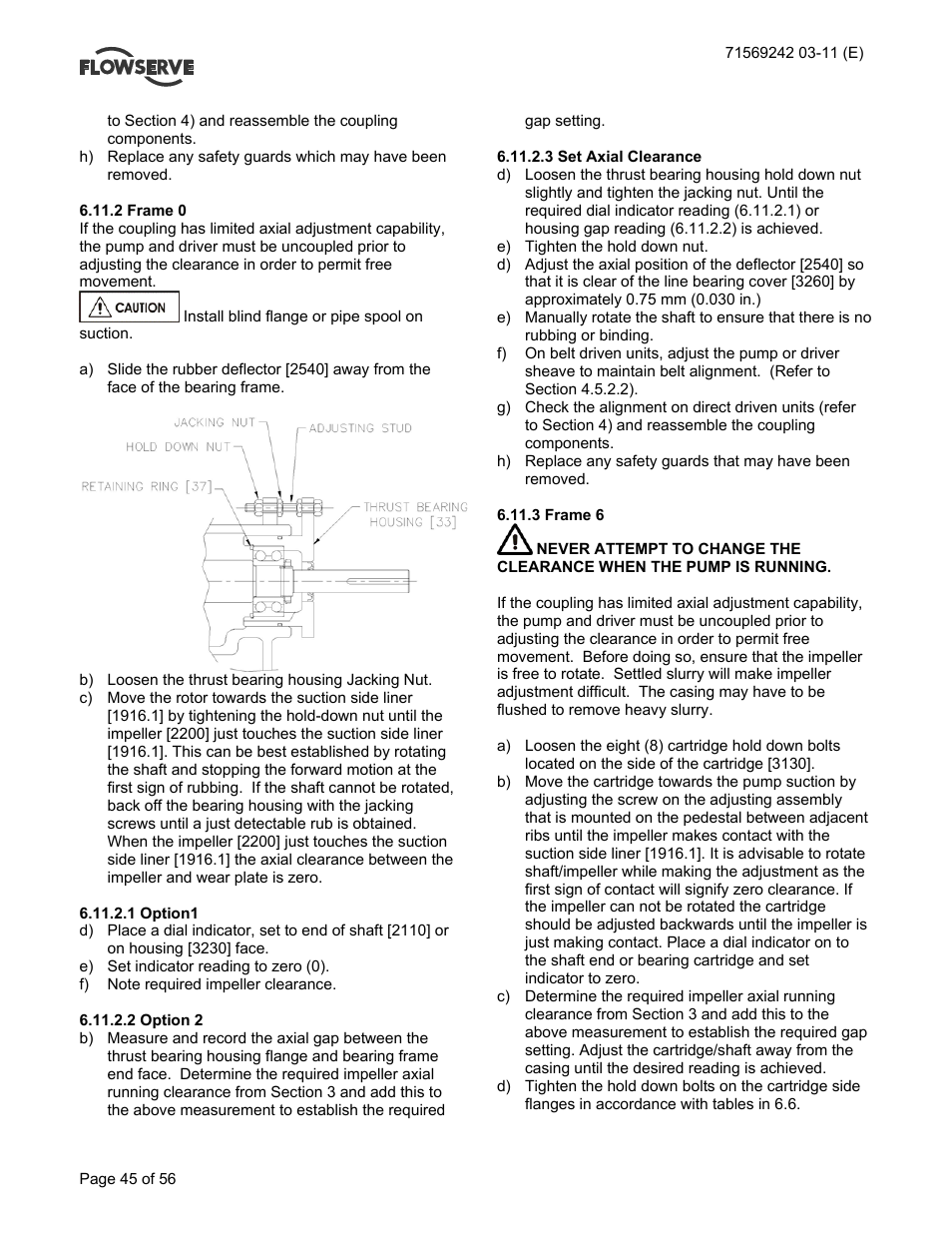 Flowserve Type R User Manual | Page 45 / 56