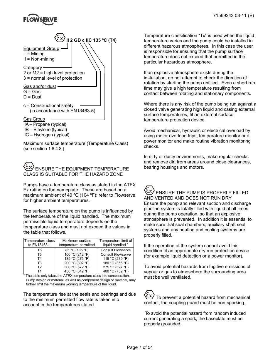 Flowserve Type R User Manual | Page 7 / 56