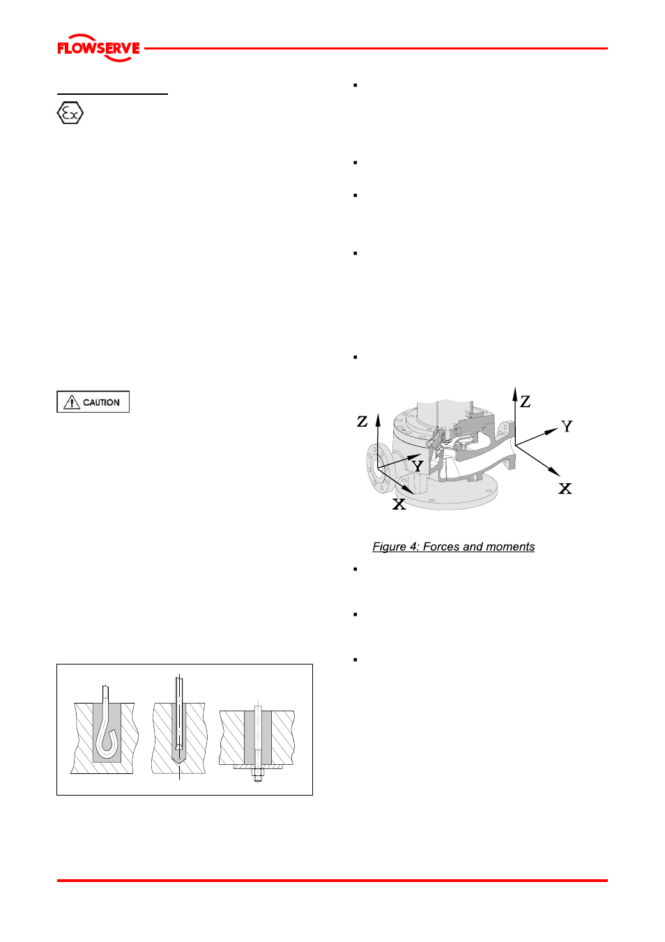 1 location, 2 part assemblies, 3 foundation | 1 positioning the foundation bolts, 4 grouting, 4 installation | Flowserve PVML User Manual | Page 11 / 29