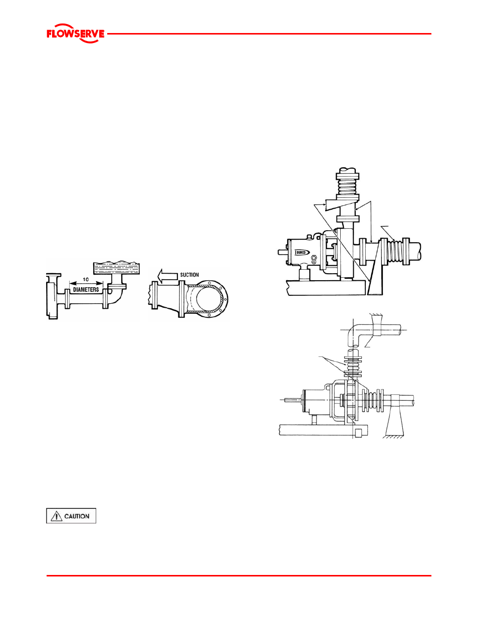 2 suction piping, 3 discharge piping, 5 pump and shaft alignment check | 6 auxiliary piping | Flowserve Mark 3 User Manual | Page 17 / 48