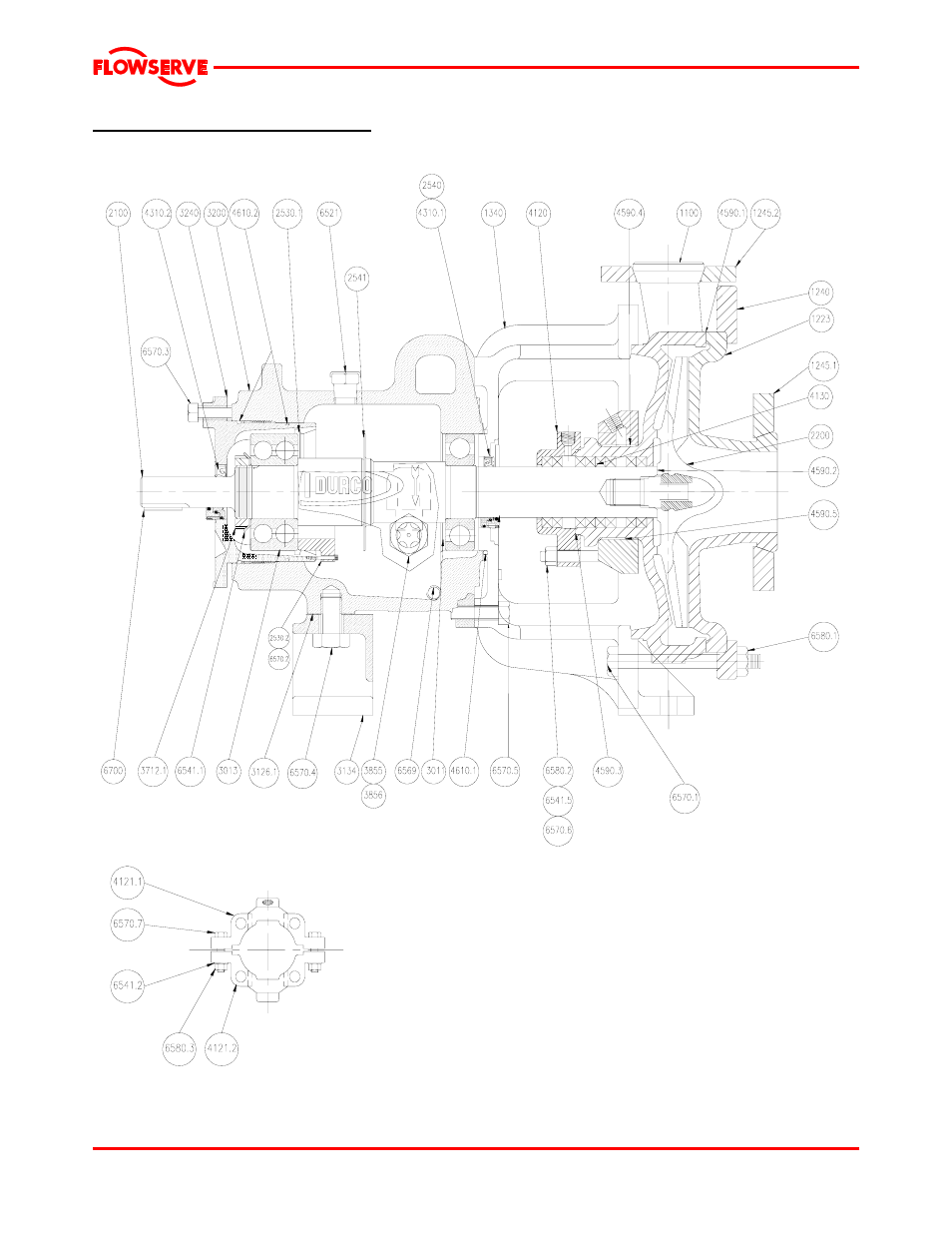 1 mark 3 high silicon iron pump, group 2, Blank8 parts list and drawings, 8 parts list and drawings | Flowserve Mark 3 User Manual | Page 44 / 48