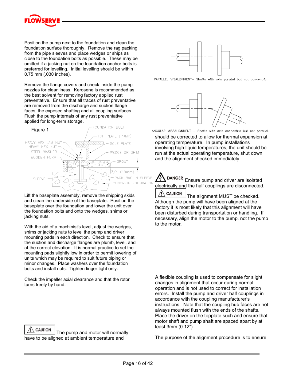 Flowserve MJ Slurry User Manual | Page 16 / 42