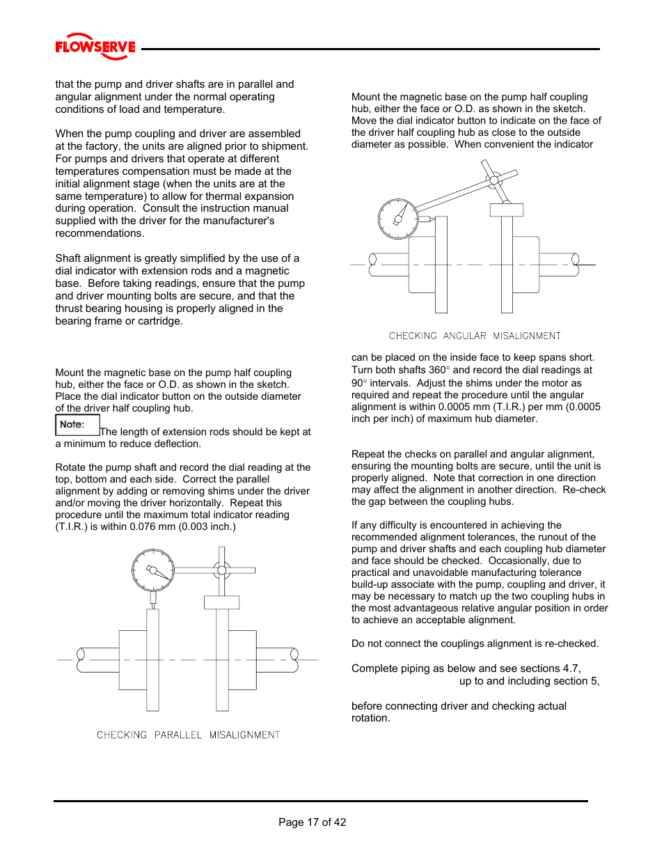 Flowserve MJ Slurry User Manual | Page 17 / 42