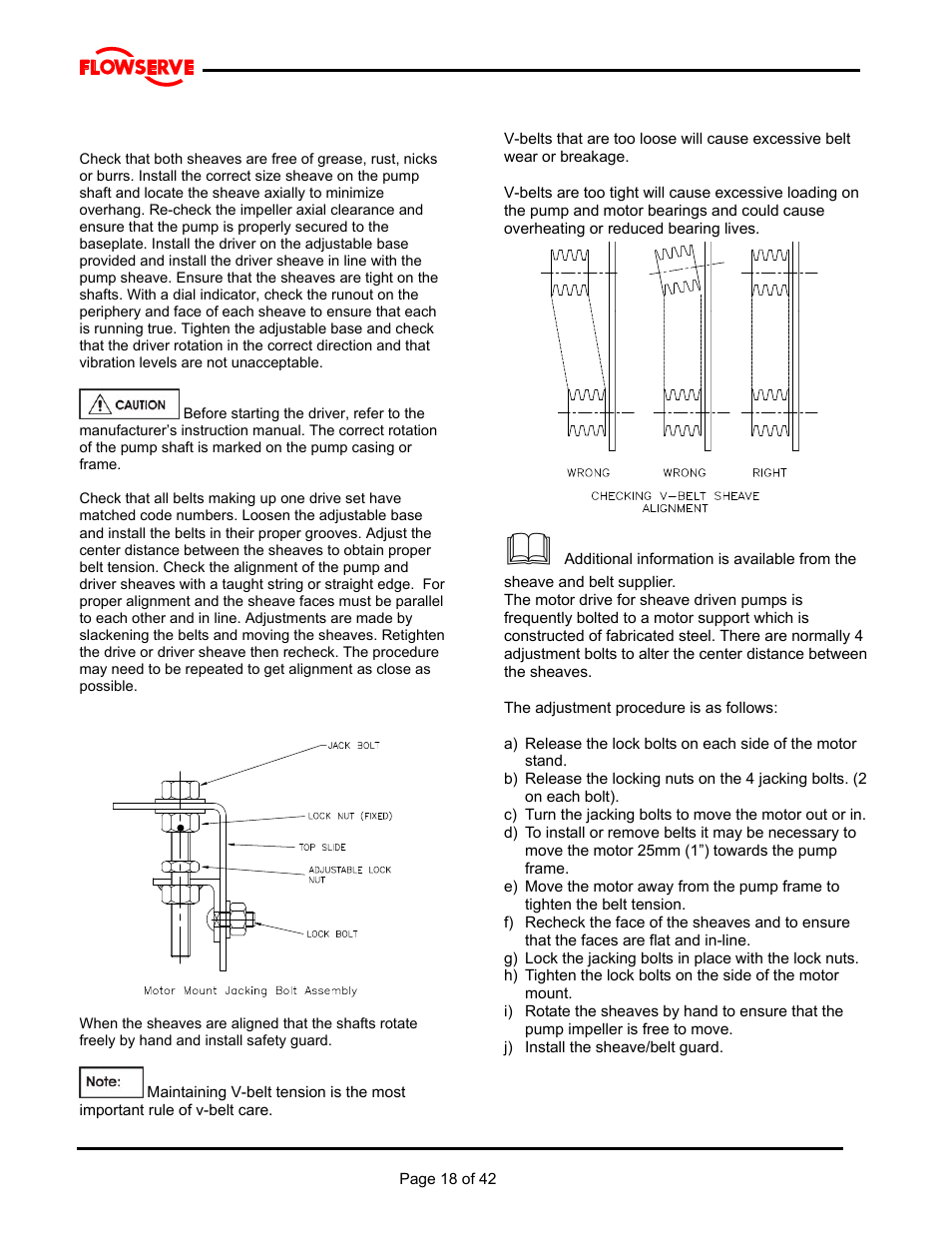 Flowserve MJ Slurry User Manual | Page 18 / 42