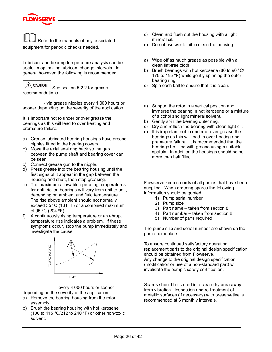 Flowserve MJ Slurry User Manual | Page 26 / 42