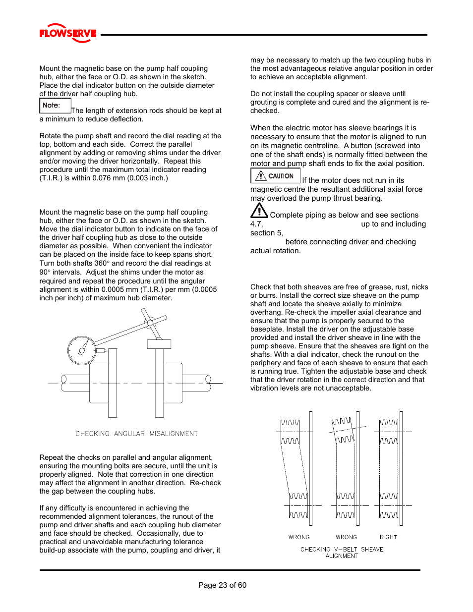 Flowserve M Slurry User Manual | Page 23 / 60