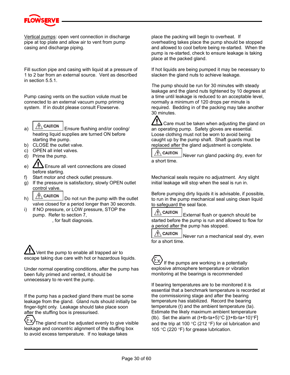 Flowserve M Slurry User Manual | Page 30 / 60