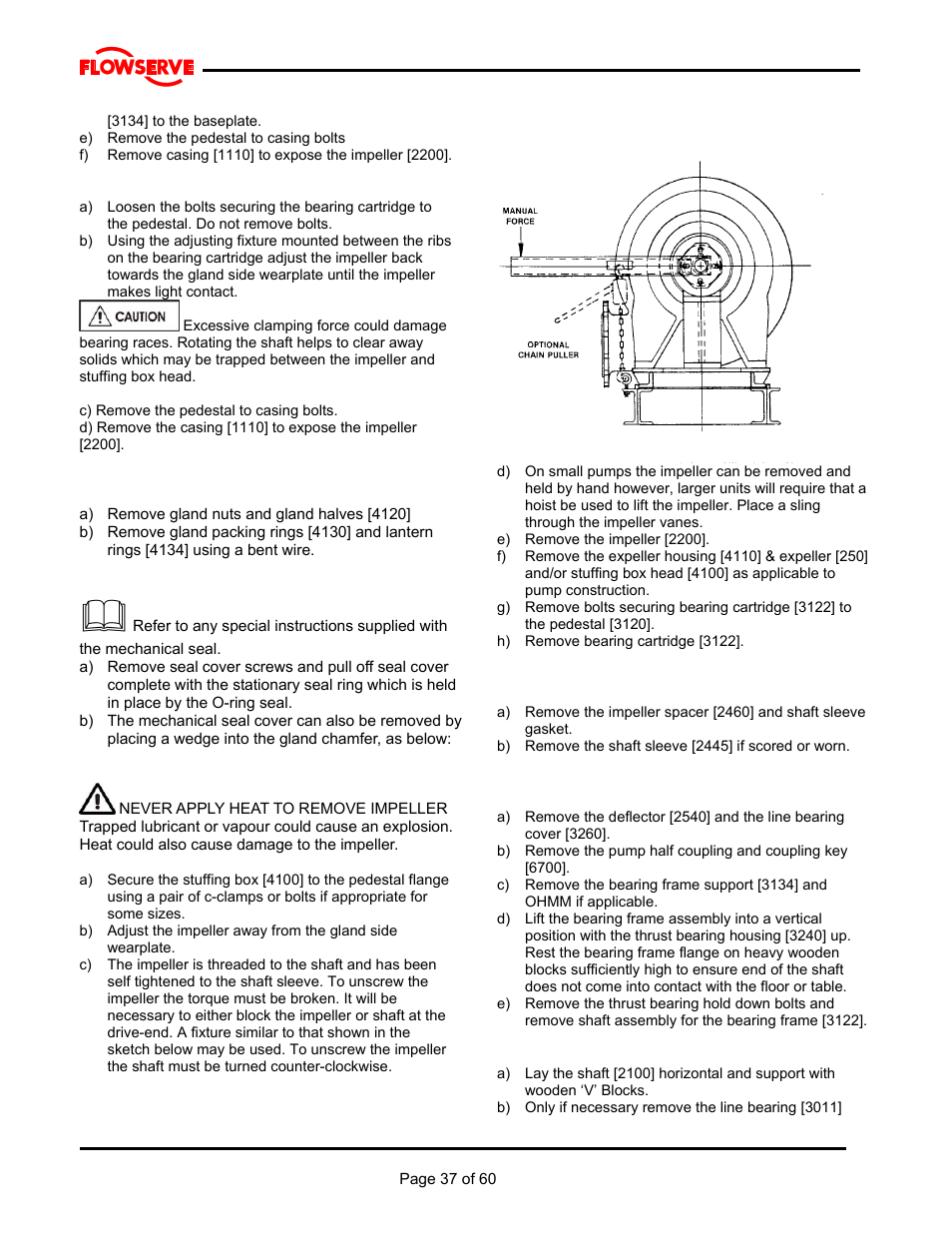 Flowserve M Slurry User Manual | Page 37 / 60