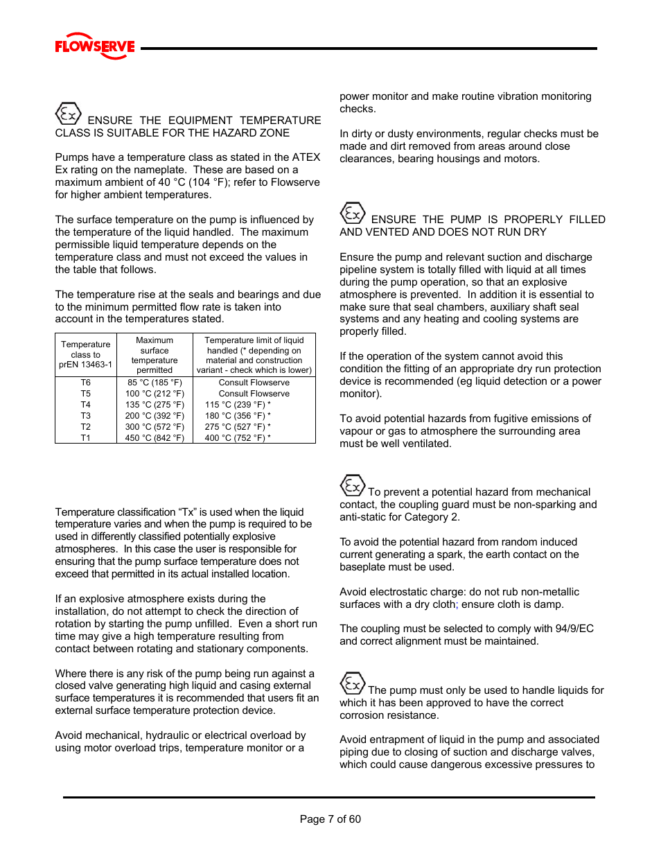 Flowserve M Slurry User Manual | Page 7 / 60