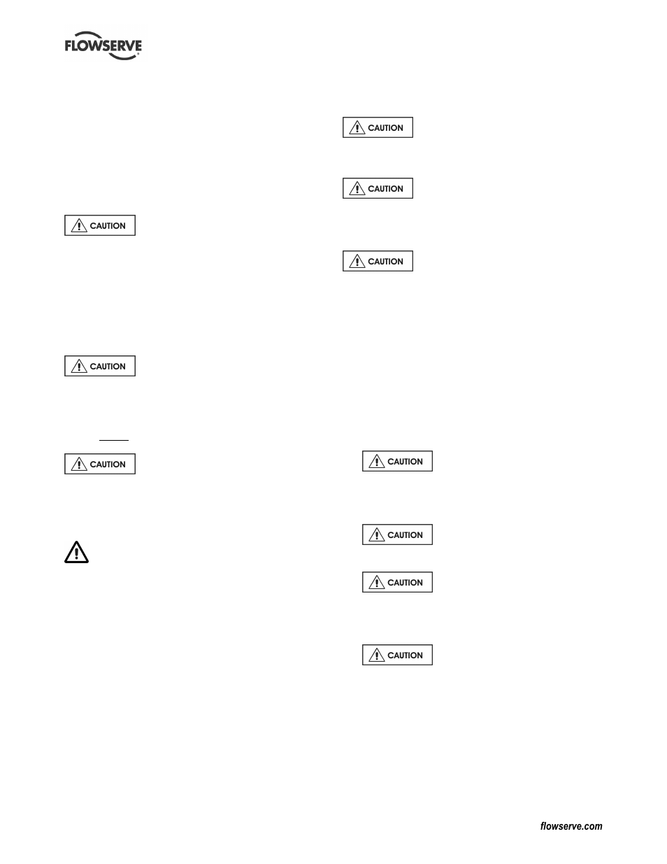 Flowserve CPXVC User Manual | Page 16 / 32