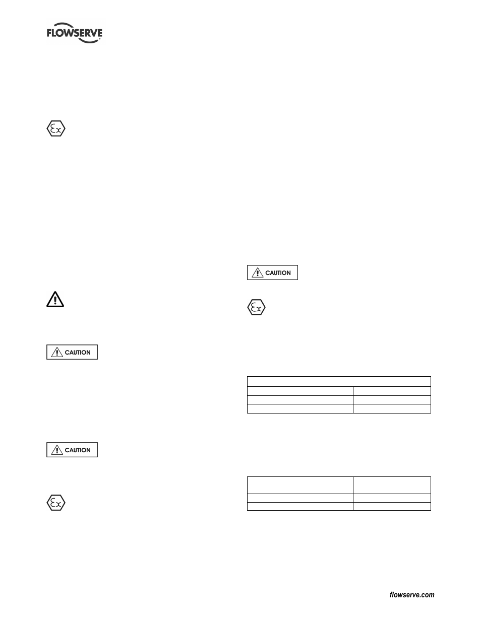 8 running the pump | Flowserve CPXVC User Manual | Page 17 / 32