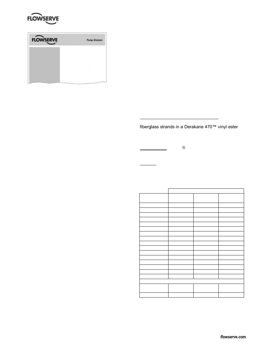 3 design of major parts, 4 performance and operating limits, Design of major parts (3.3) | Performance (3.4) | Flowserve PolyChem GRP User Manual | Page 12 / 52
