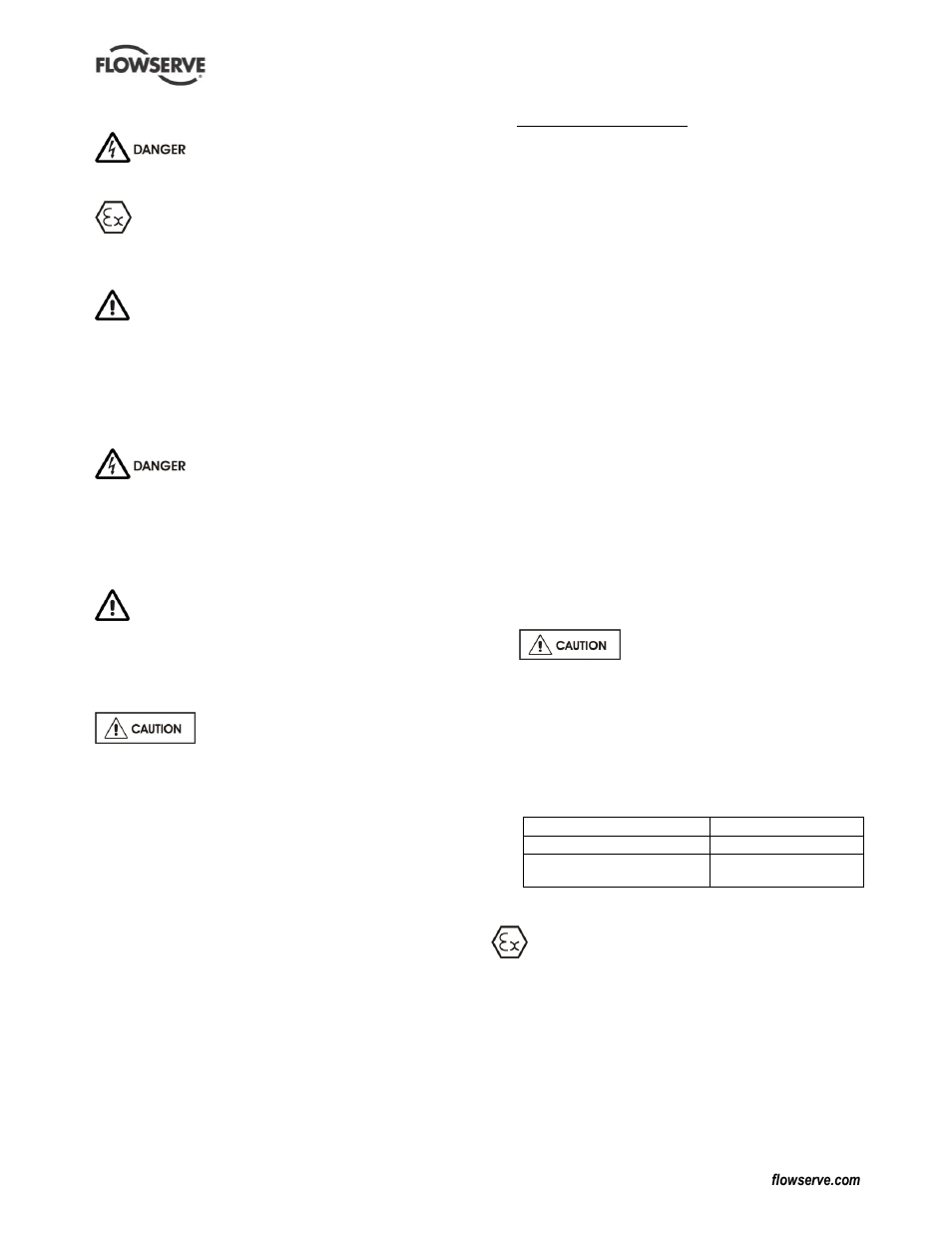 7 electrical connections, 8 final shaft alignment check, 9 protection systems | Protection systems (4.9) | Flowserve PolyChem GRP User Manual | Page 23 / 52