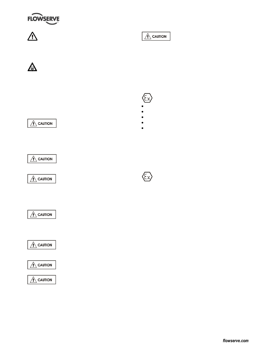 Atex marking (1.6.4.2), Compliance, atex (1.6.4.1) | Flowserve PolyChem GRP User Manual | Page 6 / 52