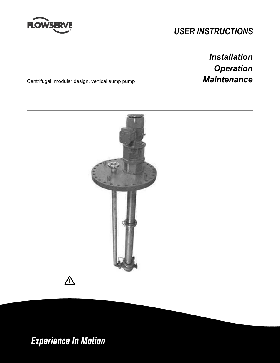 Flowserve CPXV fitted with Mark 3 ASME hydraulics User Manual | 44 pages