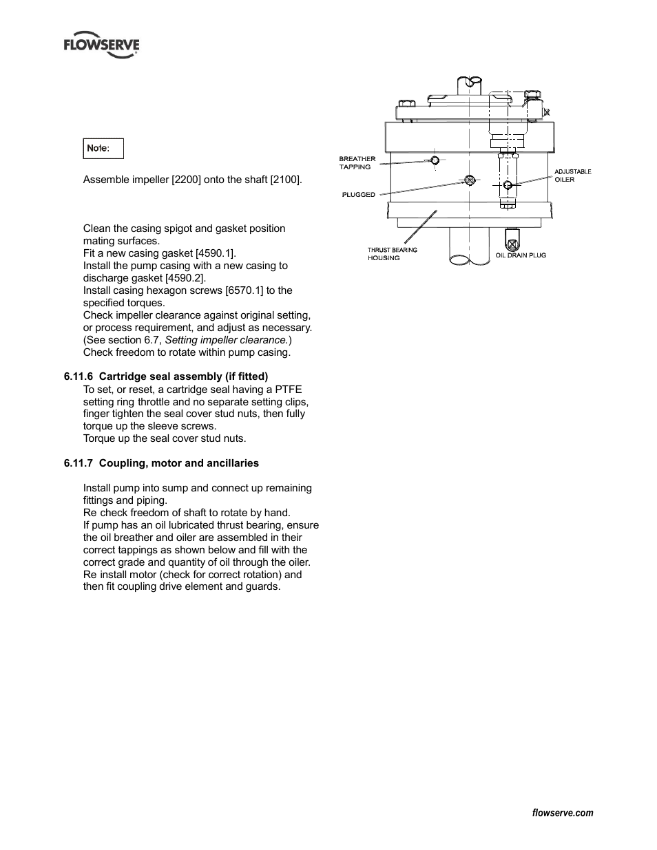 Flowserve CPXV fitted with Mark 3 ASME hydraulics User Manual | Page 32 / 44