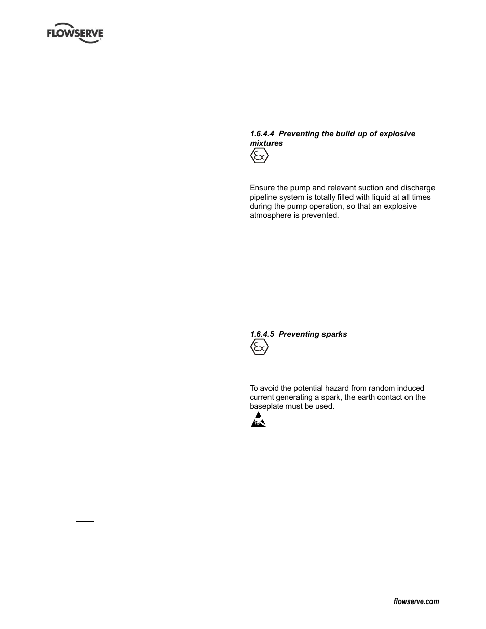 Flowserve CPXV fitted with Mark 3 ASME hydraulics User Manual | Page 8 / 44