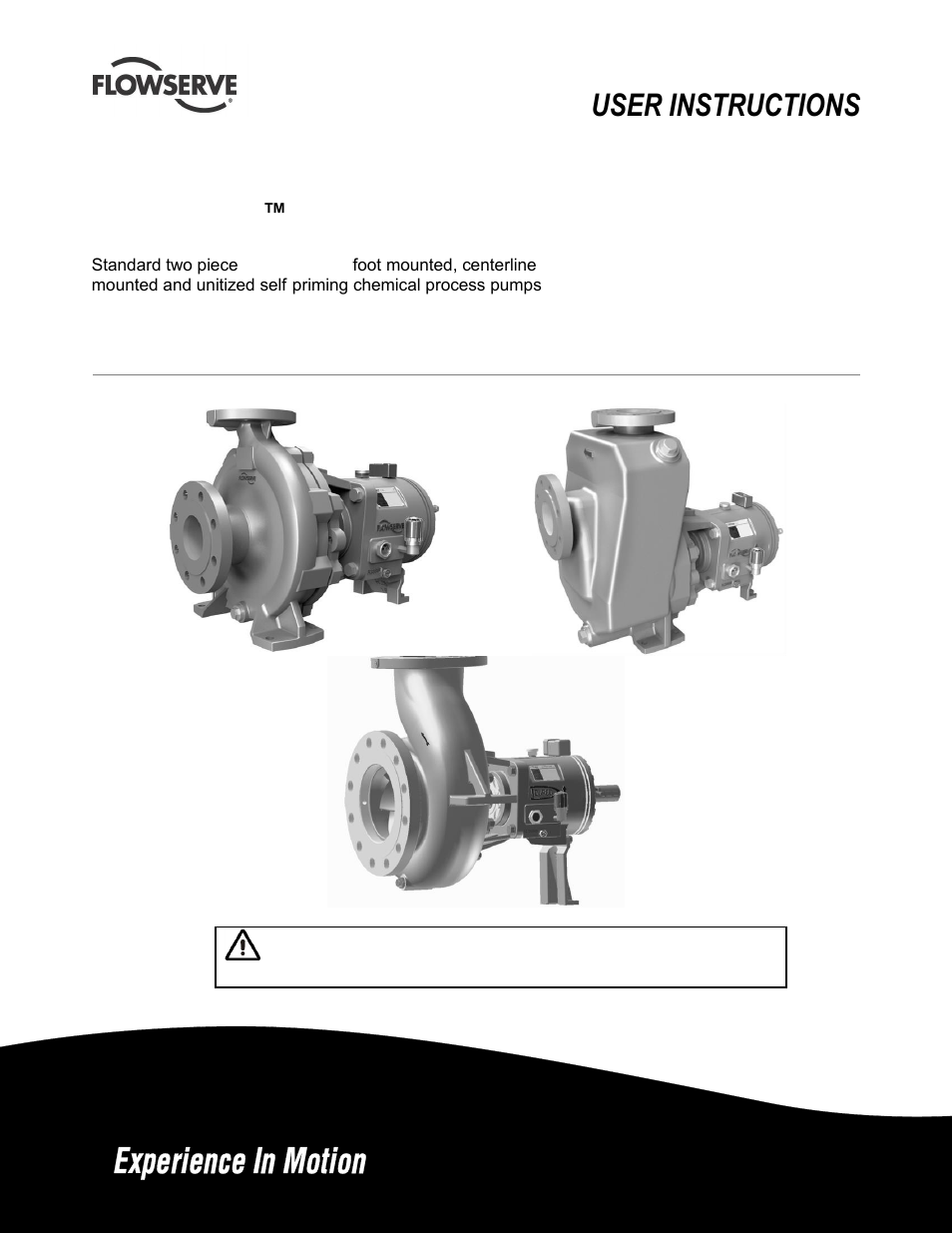 Flowserve Durco Mark 3 ISO Frame Mounted User Manual | 52 pages