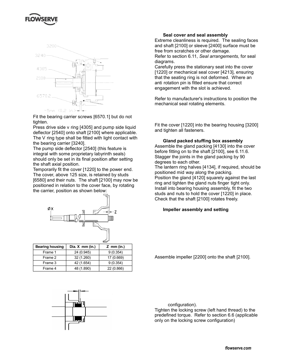 Flowserve Durco Mark 3 ISO Frame Mounted User Manual | Page 32 / 52