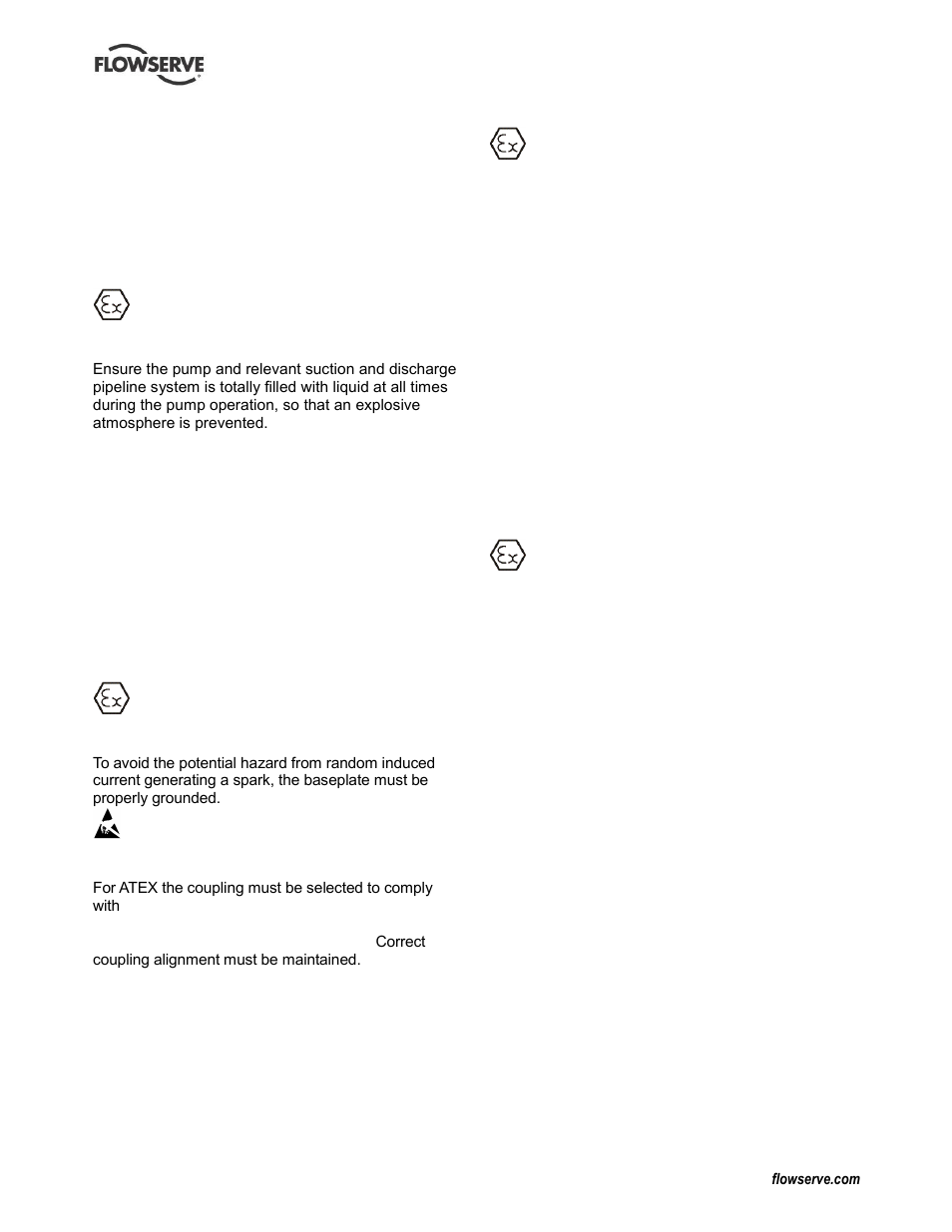 Flowserve Durco Mark 3 ISO Frame Mounted User Manual | Page 8 / 52