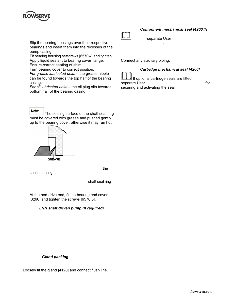 Flowserve LNN User Manual | Page 36 / 56