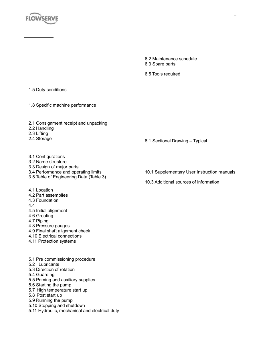 Flowserve MP1 Sier-Bath User Manual | Page 2 / 48