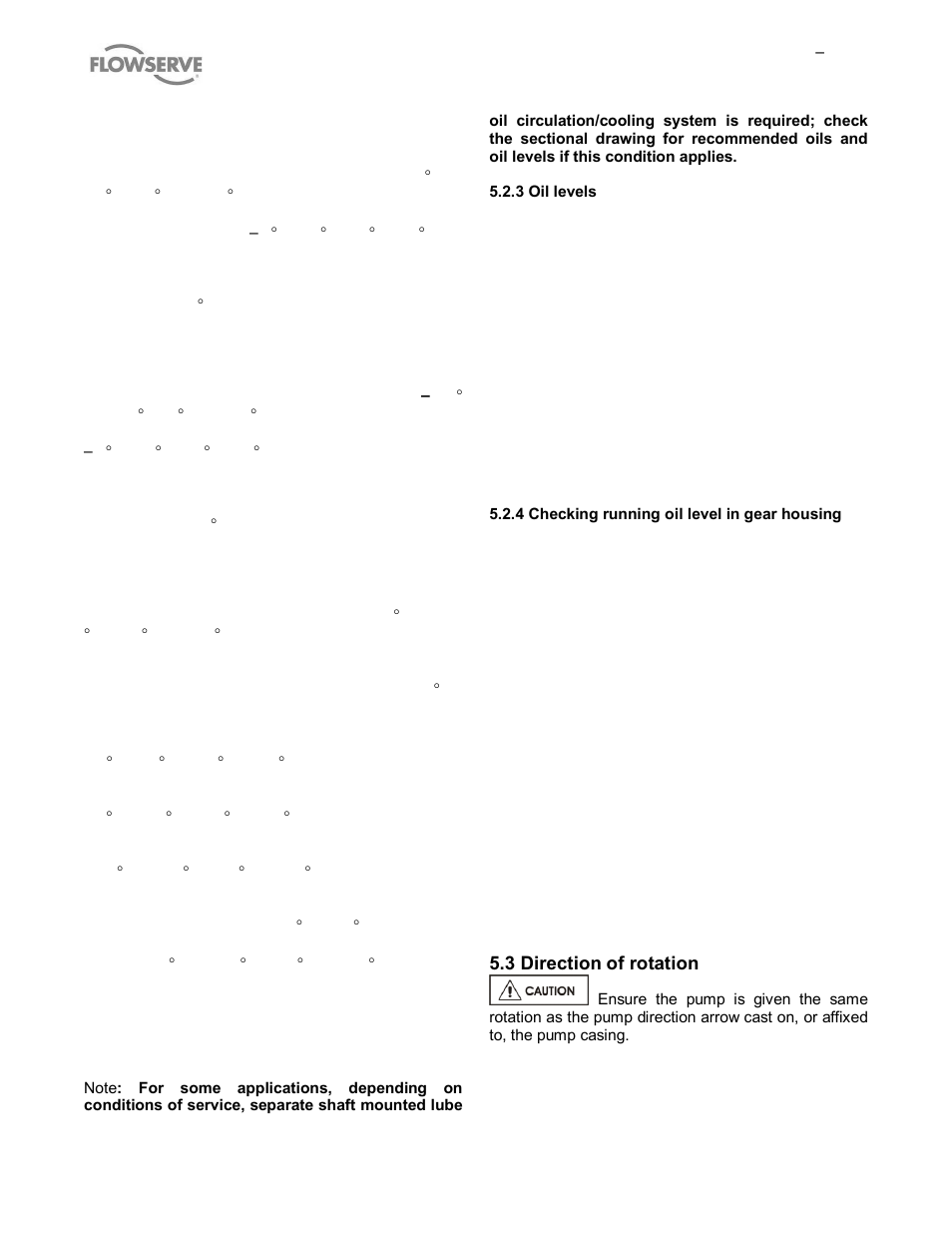 3 direction of rotation | Flowserve MP1 Sier-Bath User Manual | Page 22 / 48