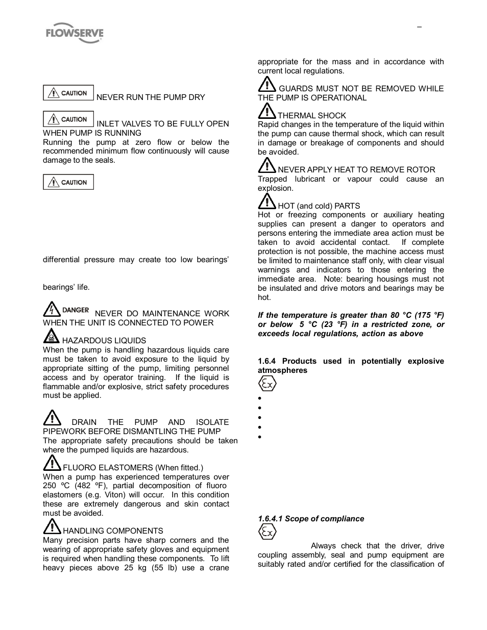 Flowserve MP1 Sier-Bath User Manual | Page 6 / 48