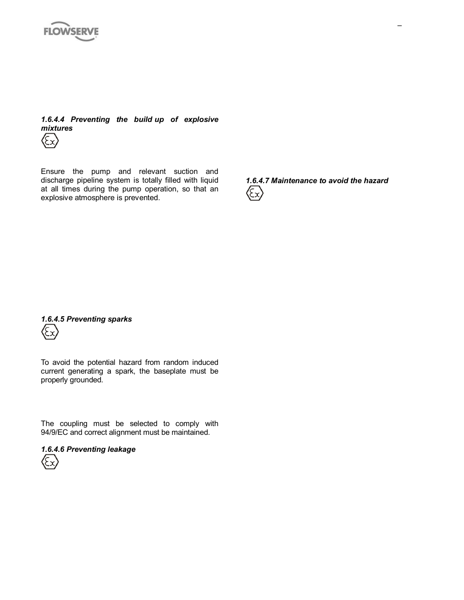 Flowserve MP1 Sier-Bath User Manual | Page 8 / 48