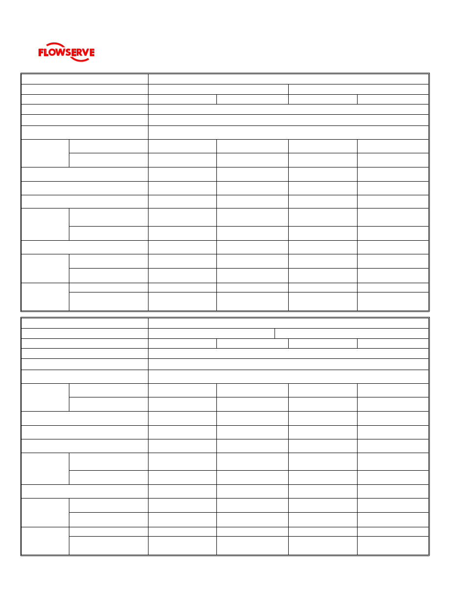 Flowserve Twin Screw Rotary User Manual | Page 20 / 56