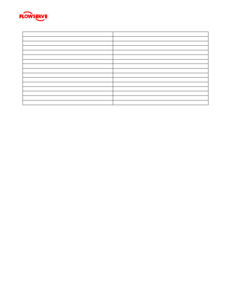 Flowserve Twin Screw Rotary User Manual | Page 46 / 56