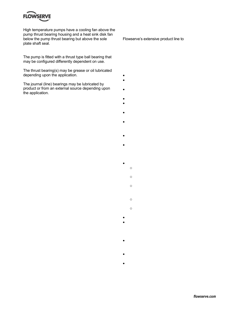 Performance and operating limits, Installation (4), Operating limits (3.4.1) | Flowserve IDP CPXV User Manual | Page 12 / 48