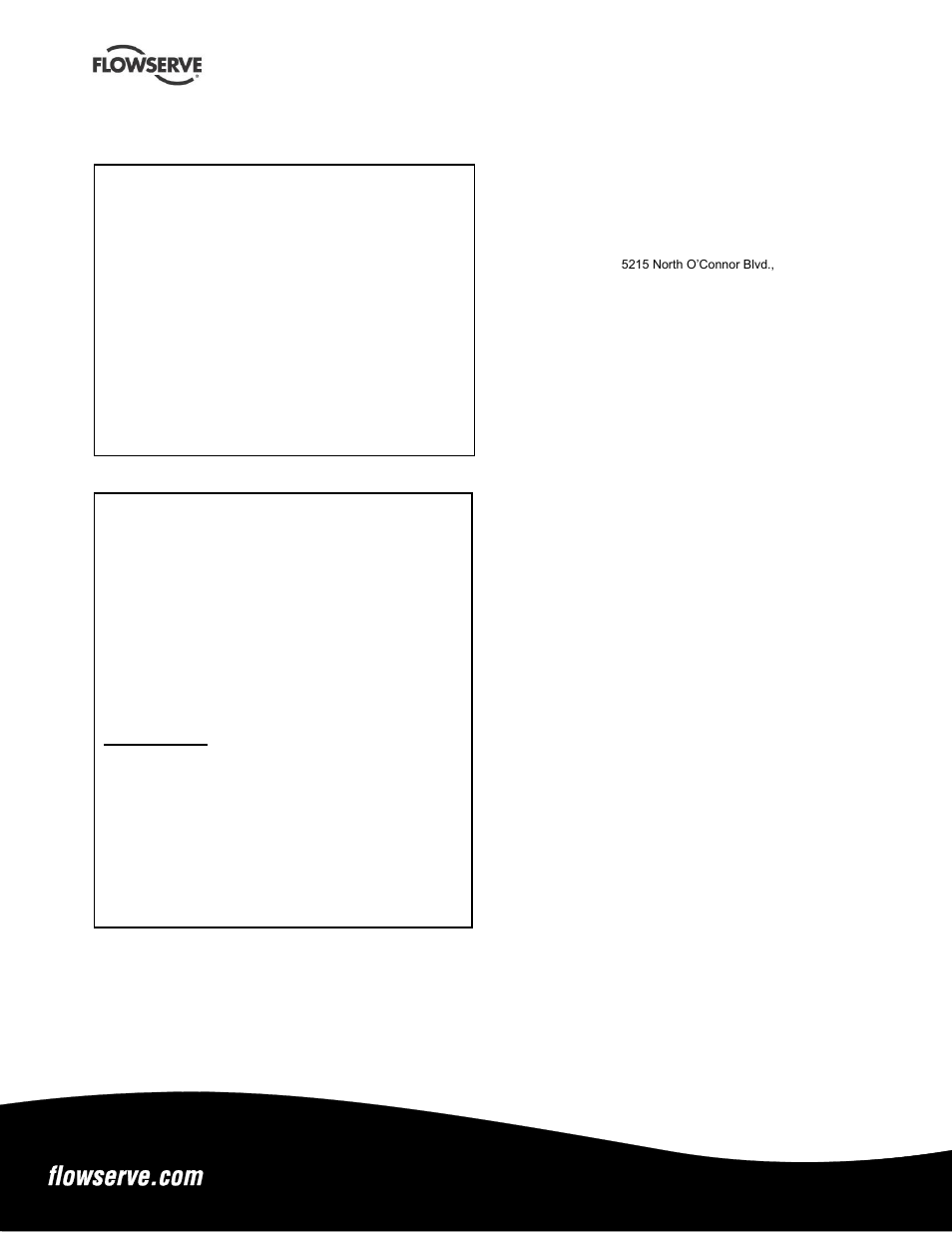 Flowserve IDP CPXV User Manual | Page 48 / 48