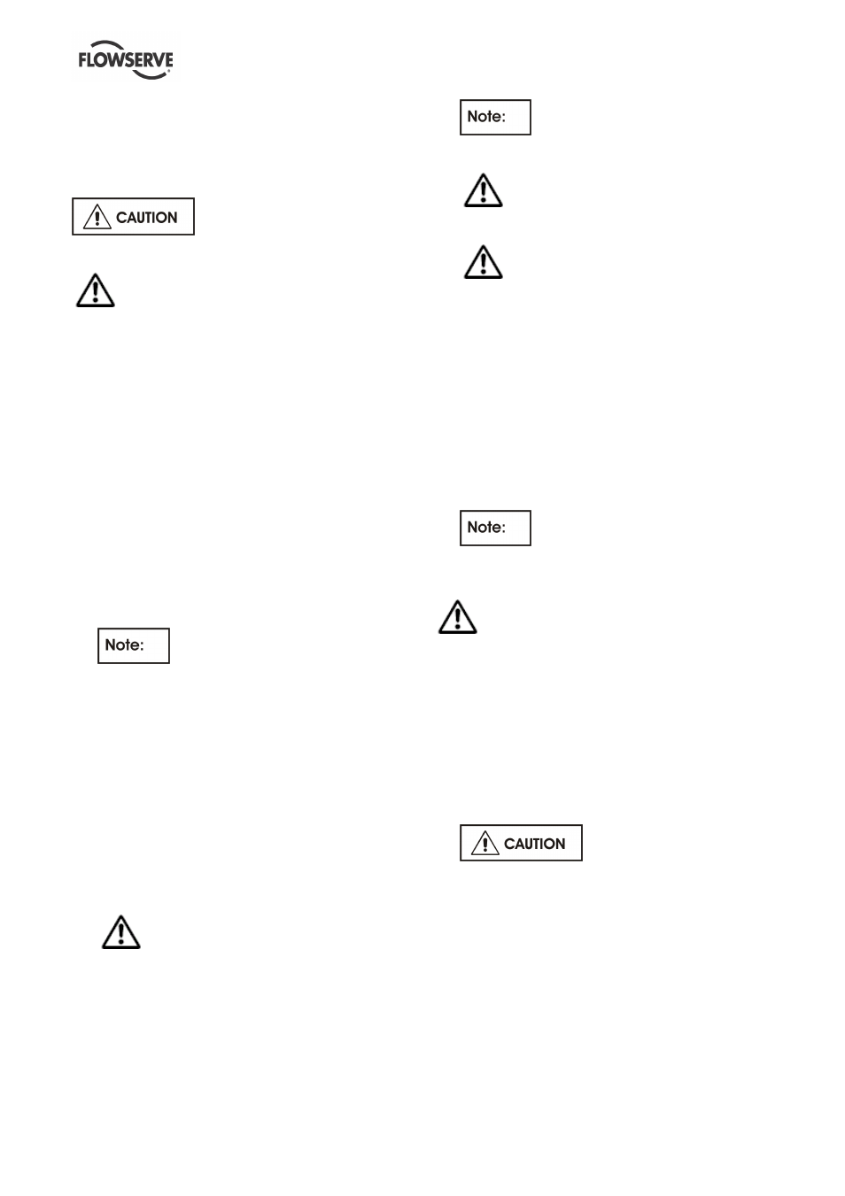 3 impeller clearance, 4 direction of rotation, 5 guarding | 6 priming and auxiliary supplies, 7 starting the pump, 8 operation, 9 stopping and shutdown | Flowserve MSP User Manual | Page 18 / 35