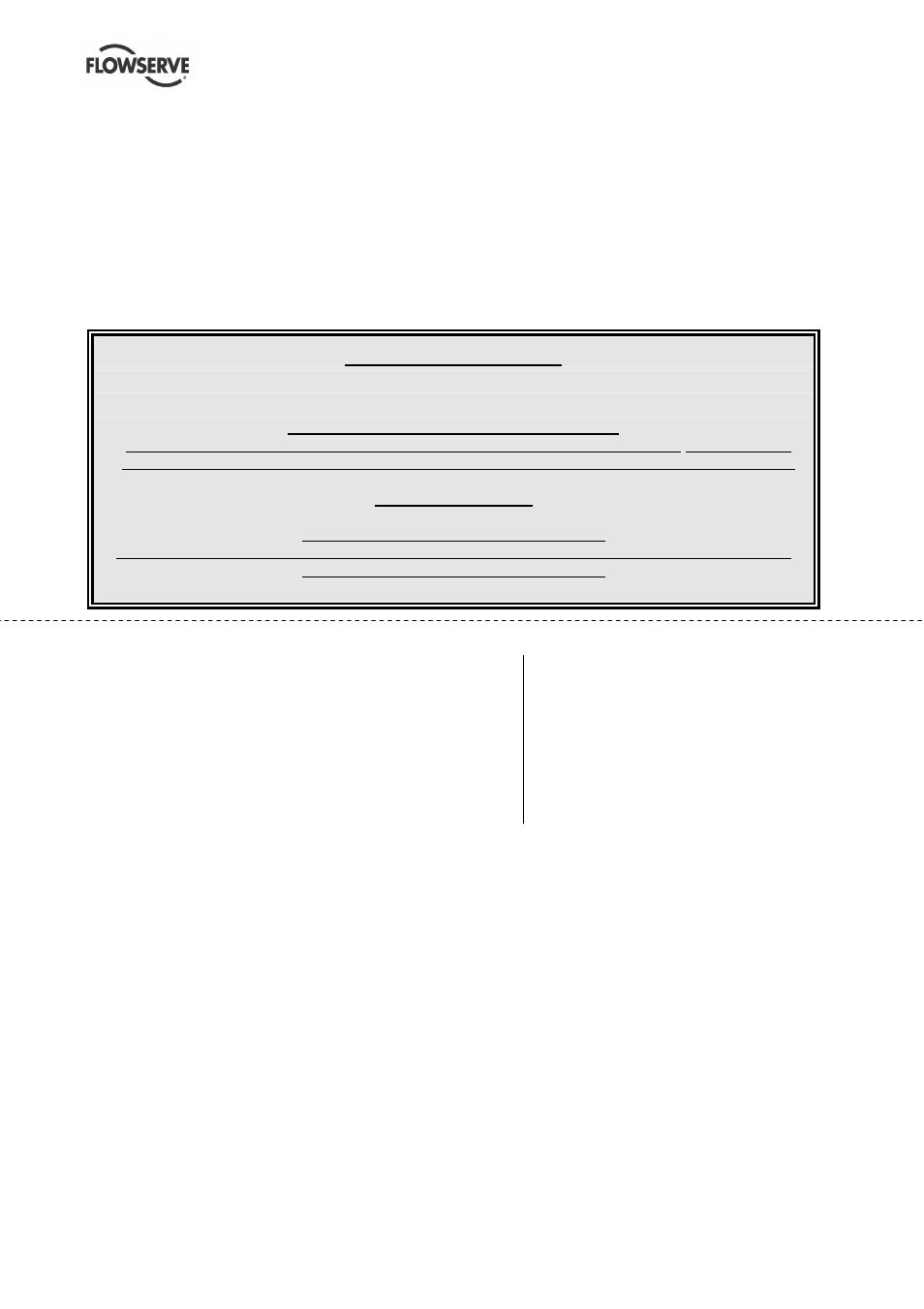 Aftermarket directory, Please quote your service | Flowserve MSP User Manual | Page 34 / 35