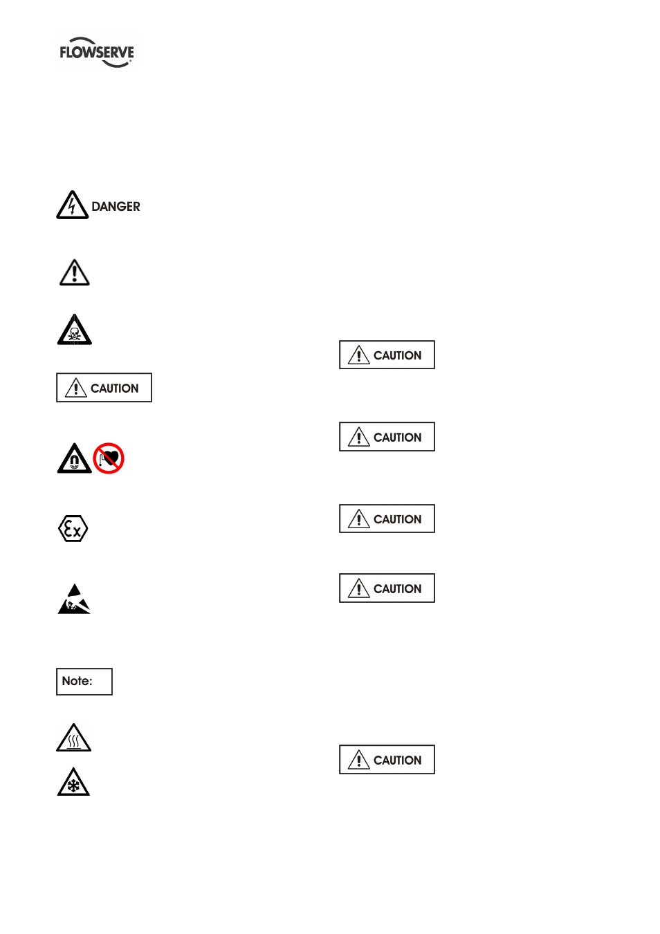 6 safety | Flowserve HWX Worthington User Manual | Page 4 / 40