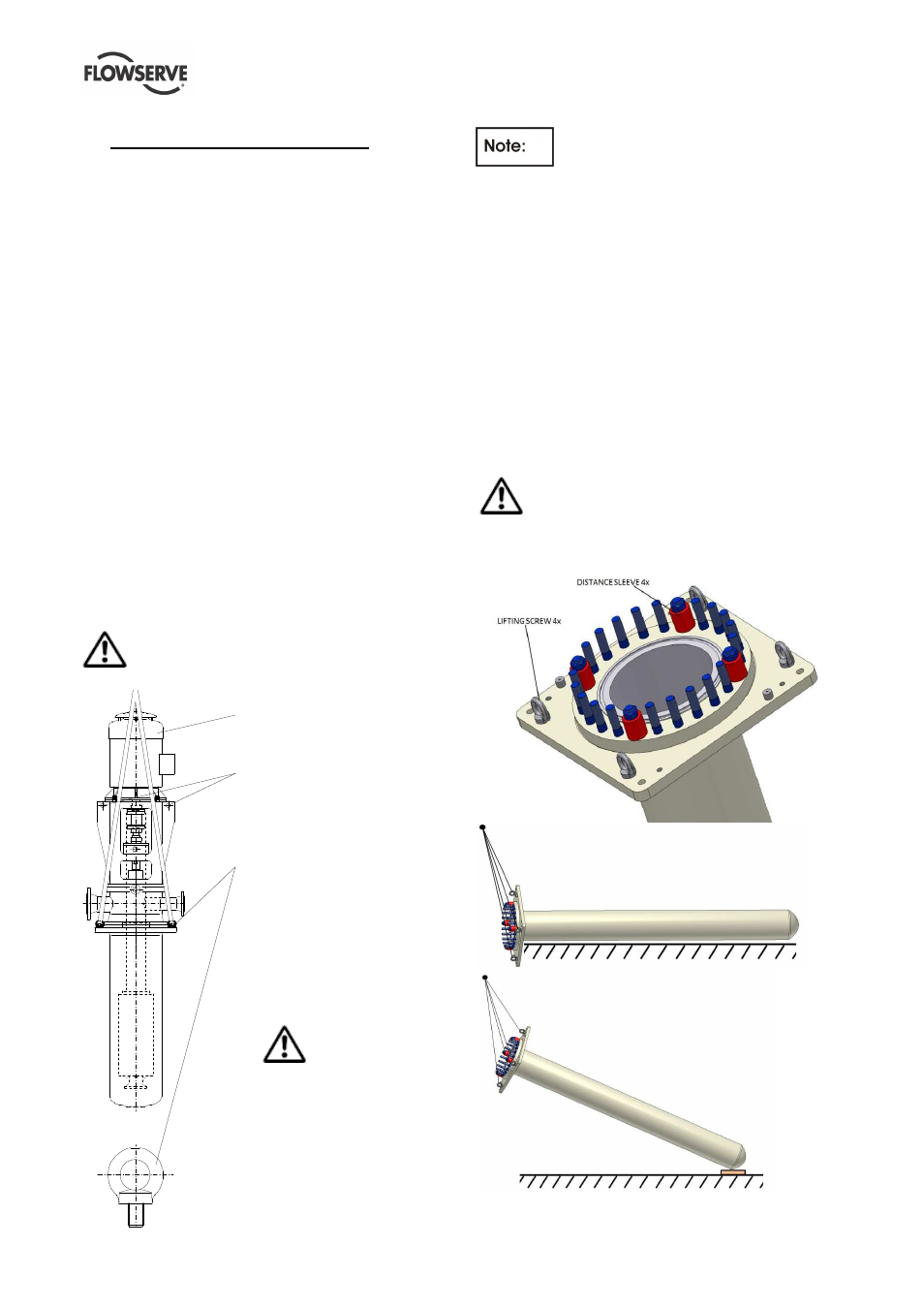2 handling, 3 lifting | Flowserve WUC Worthington User Manual | Page 12 / 52