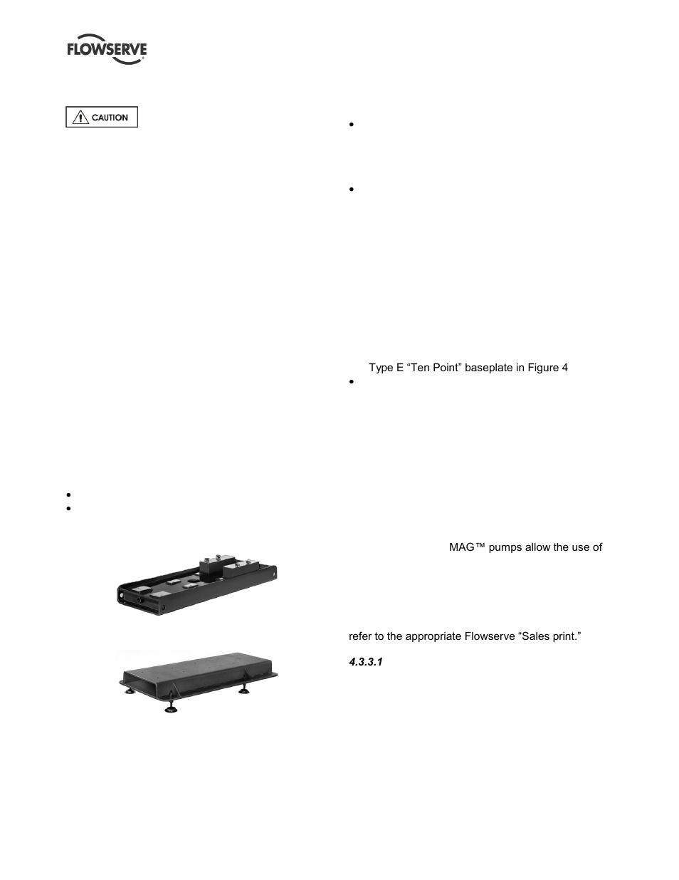 Foundation | Flowserve U-MAG INNOMAG User Manual | Page 15 / 40