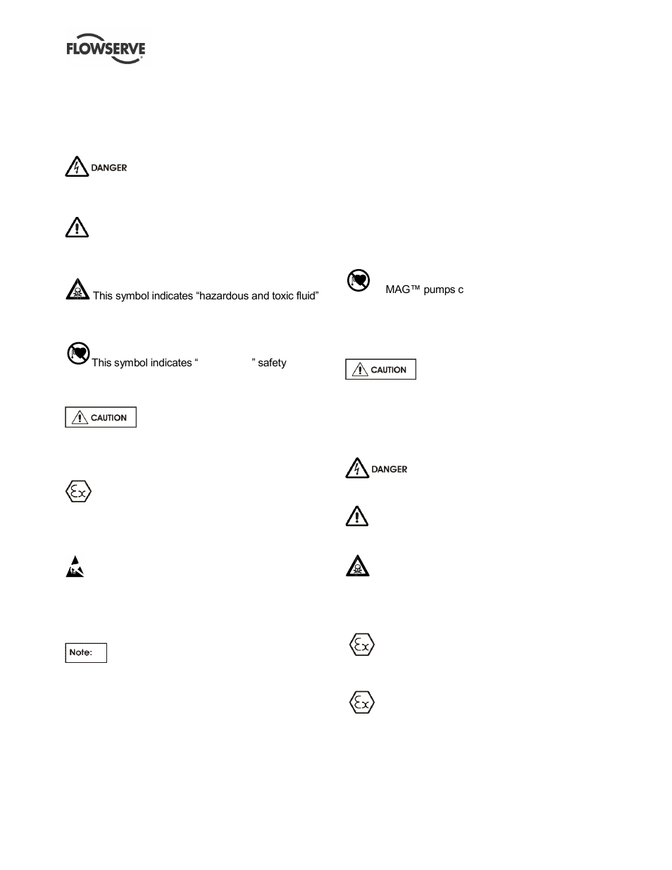 Safety | Flowserve U-MAG INNOMAG User Manual | Page 5 / 40