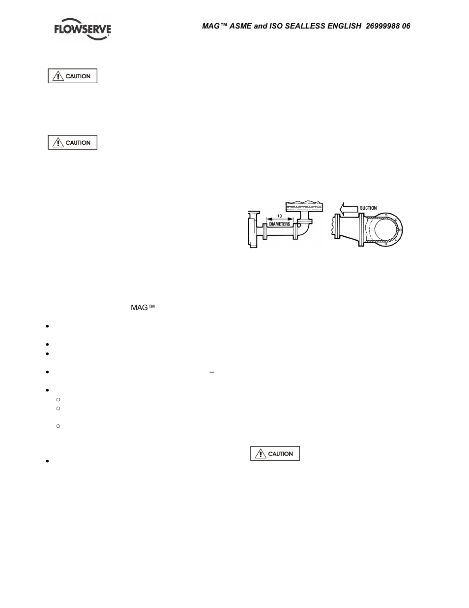 Piping | Flowserve TB-MAG INNOMAG User Manual | Page 19 / 44